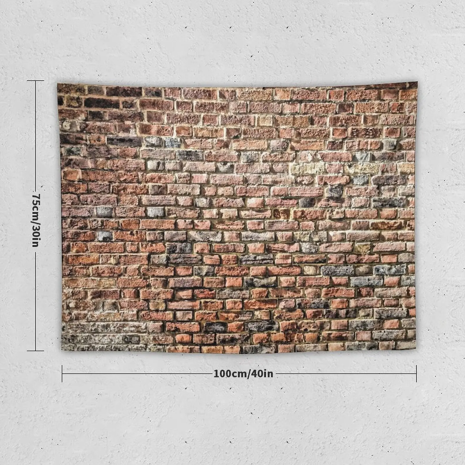 New Old crumbly brick wall Tapestry Bathroom Decor Decoration Aesthetic Custom Tapestry