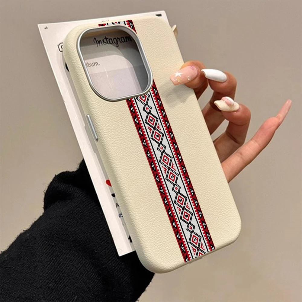 

Retro Fashion Line Lichee Pattern Case For Samsung Galaxy S26 Ultra S25 S24 S21 S22 Plus S23 FE A57 A56 A36 A55 A54 A37 5G Cover