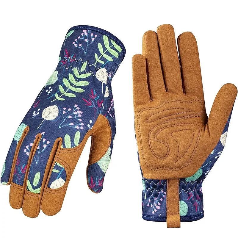 Leather Gardening Gloves Thorn Proof Puncture Resistant Work Gloves Men Women Durable Breathable Outdoor Yard Labor Protection