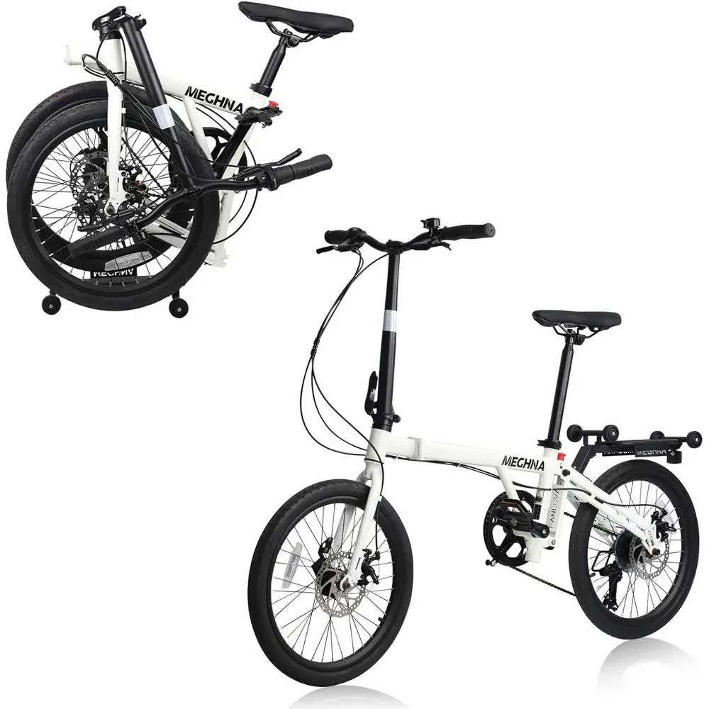 

20 Inch 3-Speed Lightweight Adult Bicycle, Suitable for Men and Women