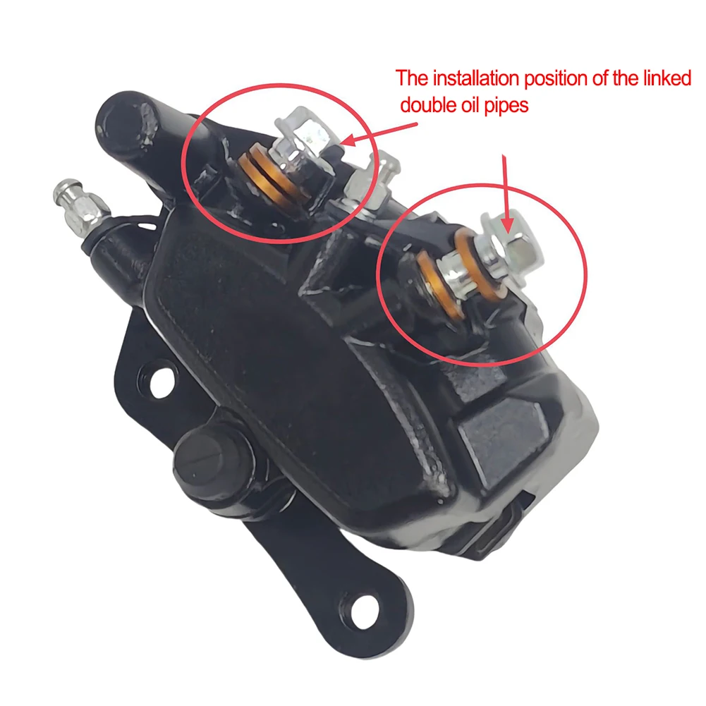 

Motorcycle Brake Caliper Double Tube Brake 67mm Installation Distance Easy To Install Approx 67mm Hole Distance