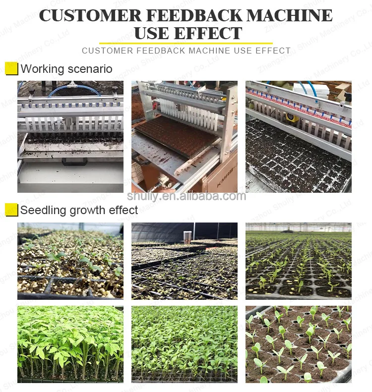 semi automatic vegetable tray nursery seedling seeder seed planting machine