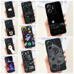 For Infinix Hot 30 5G X6832 Case Hot 30 4G X6831Cover Hot 30i Hot30i NFC Soft Liquid Silicone Bumper Cool Cartoon Animals Capas
