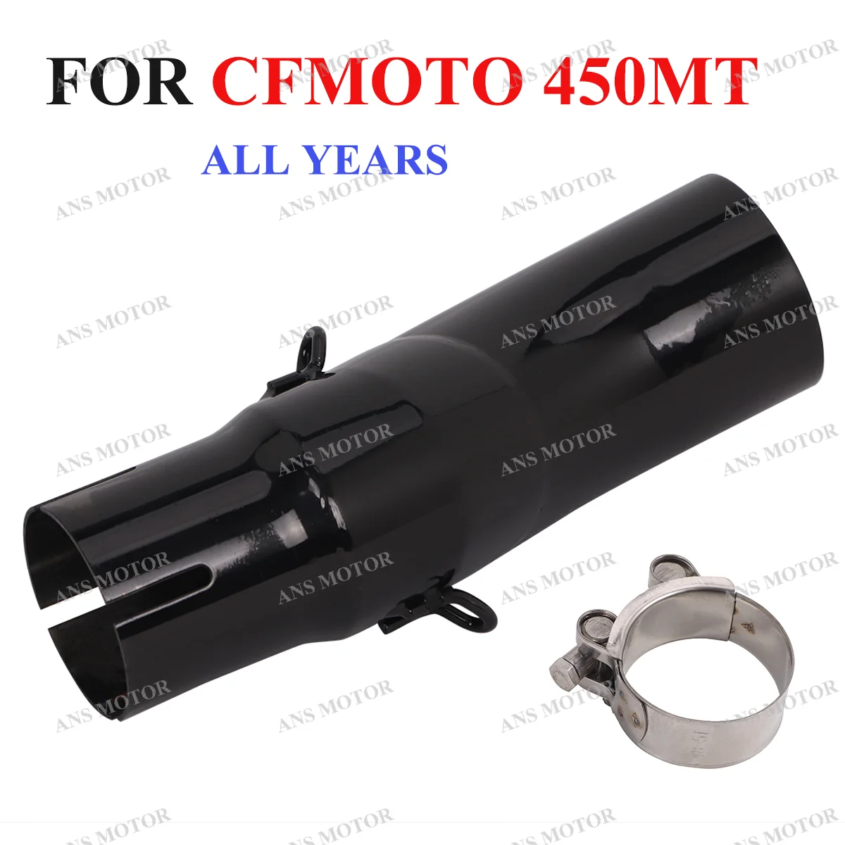 

Slip On Escape For CFMOTO 450MT 2024 Exhaust Middle Link Pipe 51MM Modify 450MT Exhaust Black