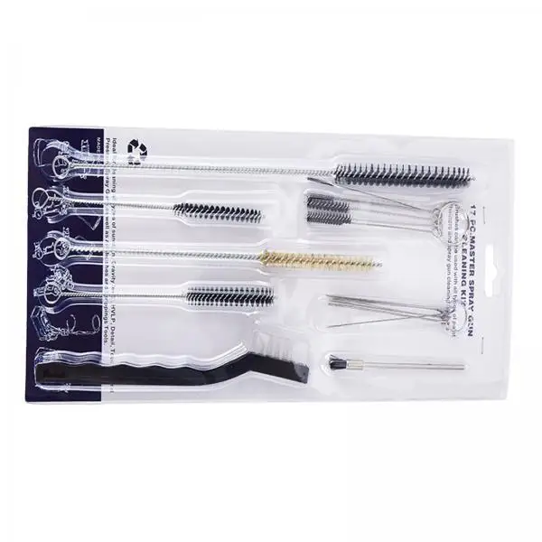 3x17Pcs Airbrush Cleaning Kit for Cleaning Thin Tubes Airbrushes Nozzles
