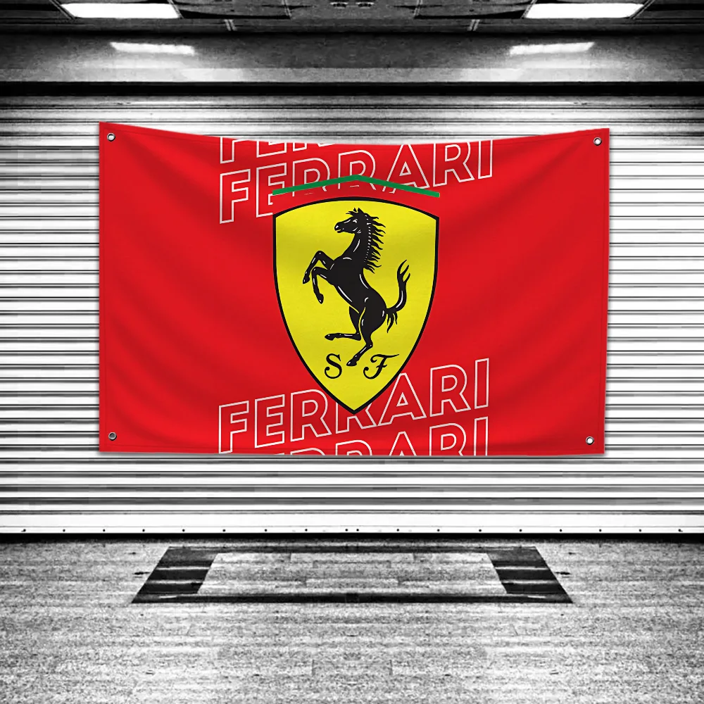 Hanging Flags Garden Flag Banner Small Hand-held Flag Room Decoration Garage Decoration F-ferrari-i Flags for Bedrooms Tapestry