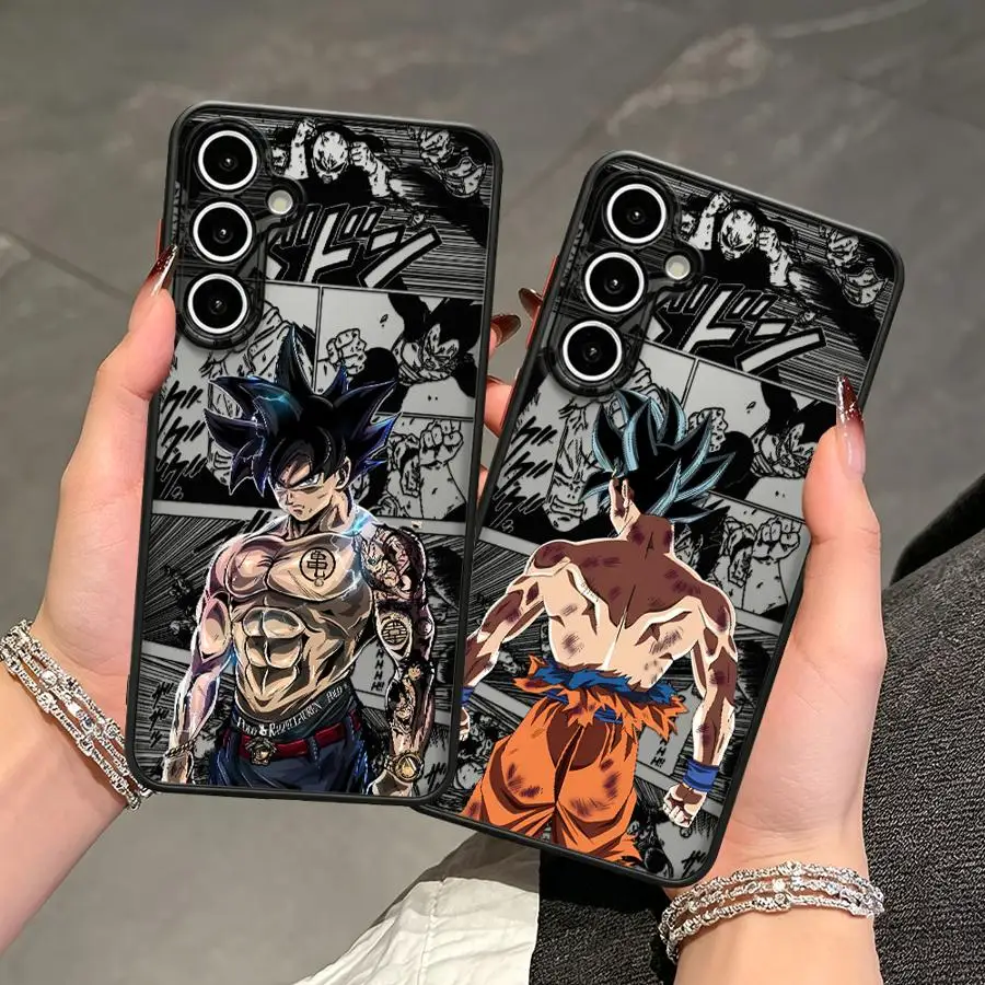 Case for Samsung Galaxy A52S A72 A56 A55 A54 A37 A14 A23 A53 A34 A36 A17 A52 A16 A15 A73 A57 Phone Cover D-Dargon B-Ball Goku