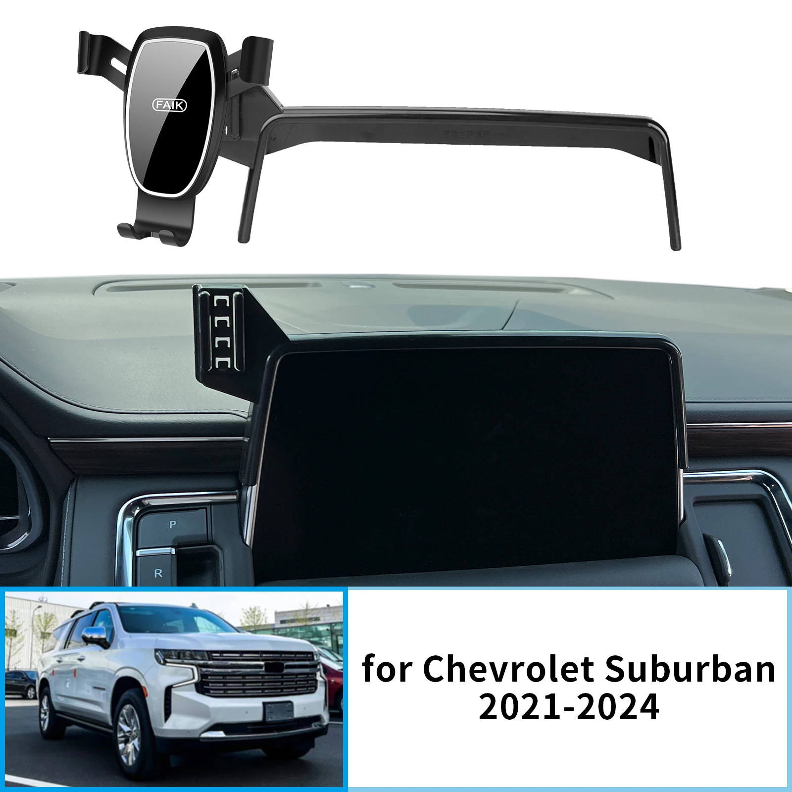 

for Chevrolet Suburban 2021-2024 GPS Bracket Navigation Stand Auto Accessories
