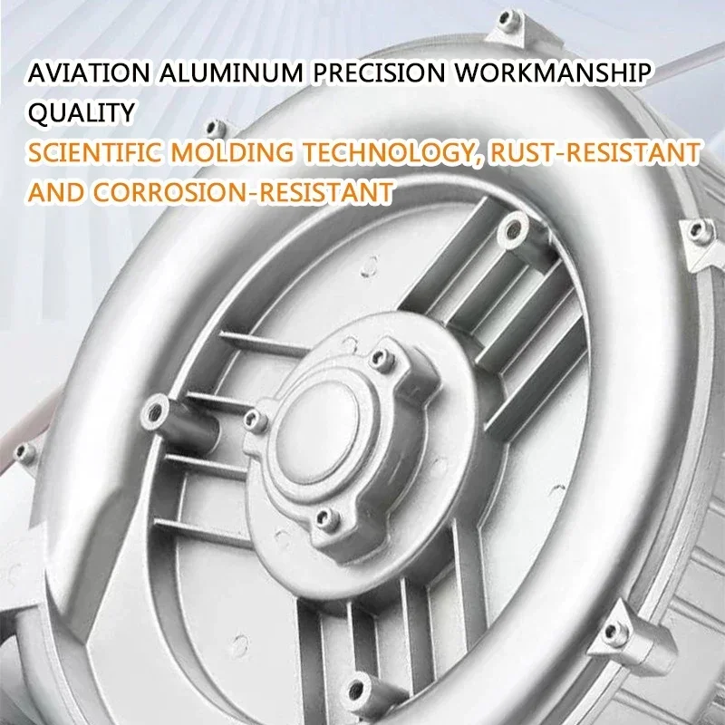 

Best Seller First Cross Border Goods Vortex Fan Oxygenated Vortex Air Pump Roots Turbine High-Power 220V Strong Suction Industr