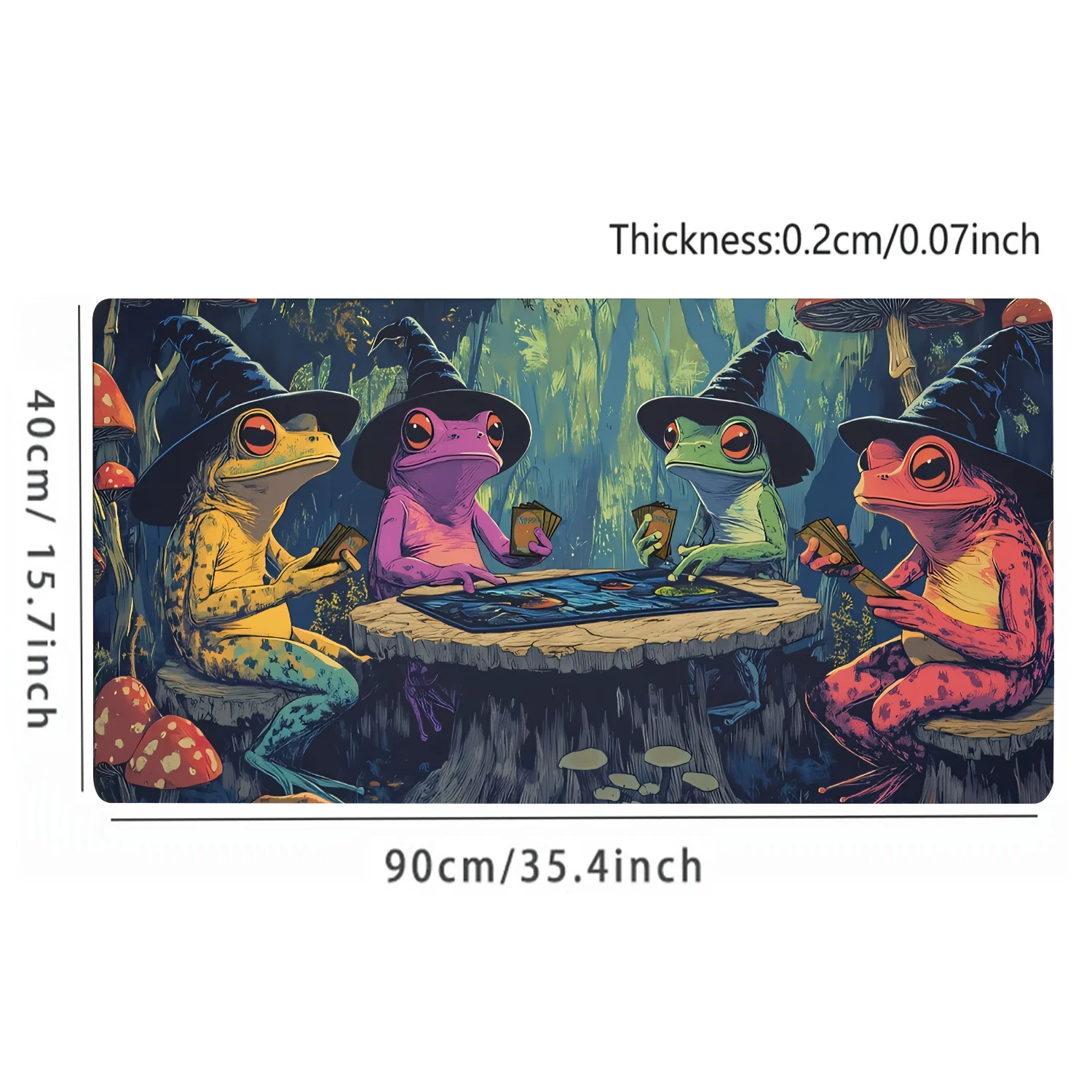 ماجيك Playmat جمع الألعاب الحصير الضفدع معالج موضوع أنيمي مكتب حصيرة مكتب الملحقات 35X60cm ماوس حصيرة الراكون tapete ماجيك mtg