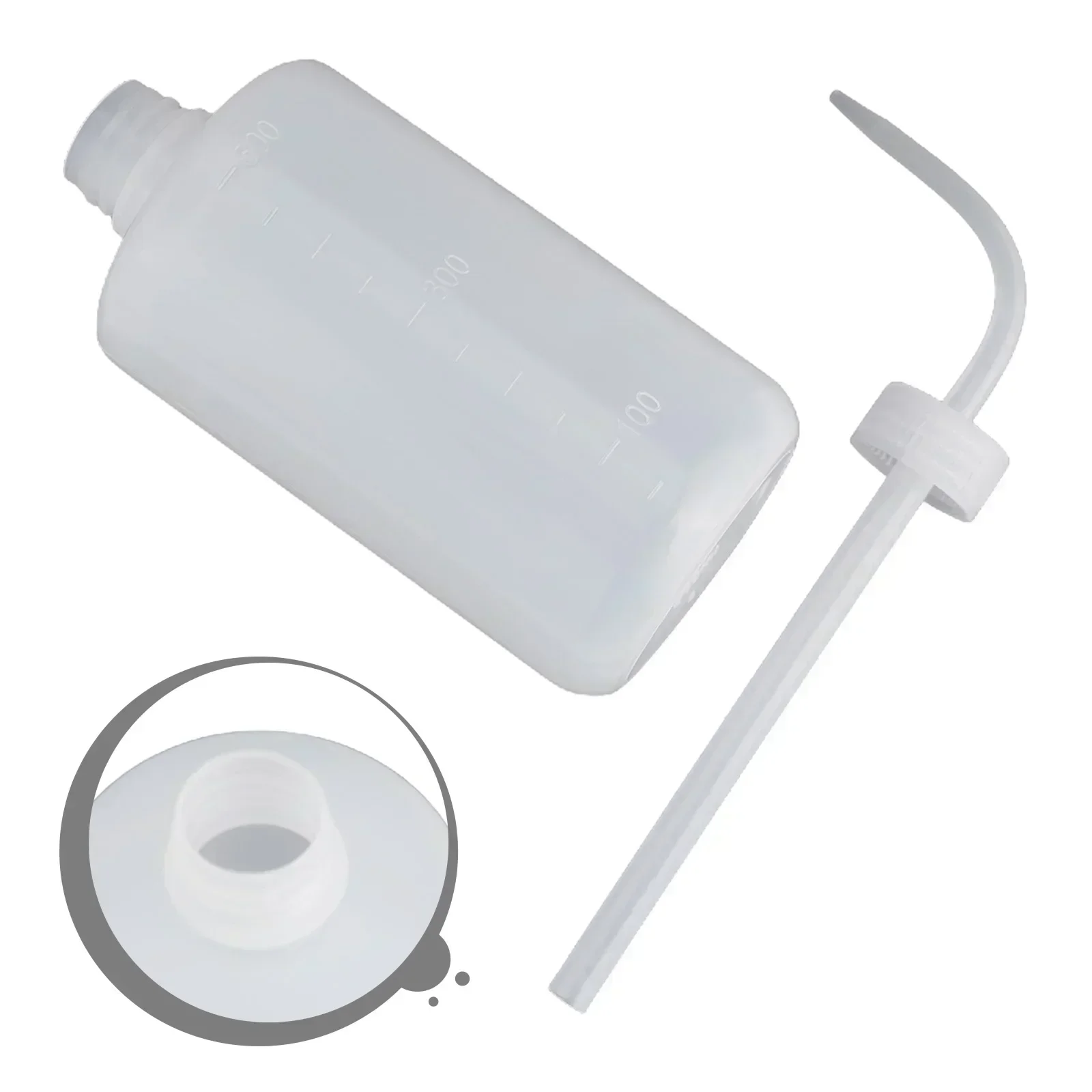 Convenient Squeeze Design Kitchen Irrigation Watering Flowers White Transparent Easy And Precise Irrigation Resistant To Leakage