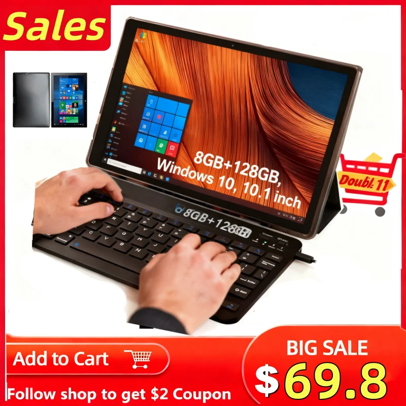 10,1-дюймовый 64-битный 8 ГБ DDR