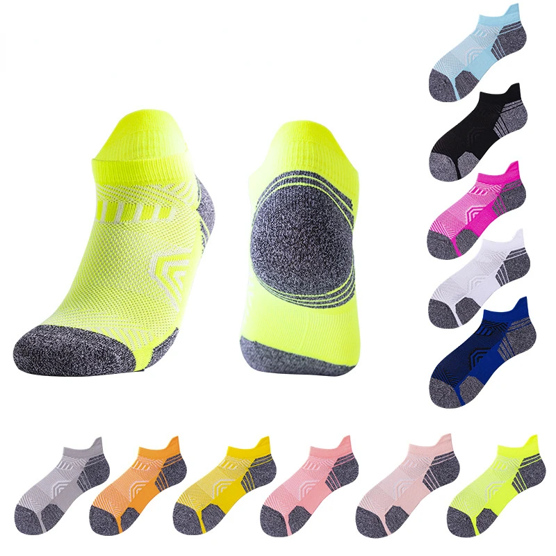 Cotton Socks Man Women Sport Running Sock Cycling Riding Bicycle Bike Football Breathable Basketball Sox