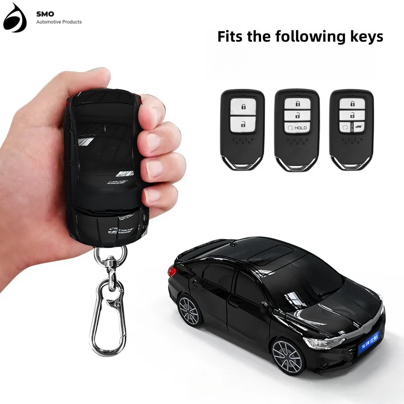 

For Honda Crider Key Cover with Lights Car Key Fob Car Model Key Protector Auto Accessories Creative Personalized New