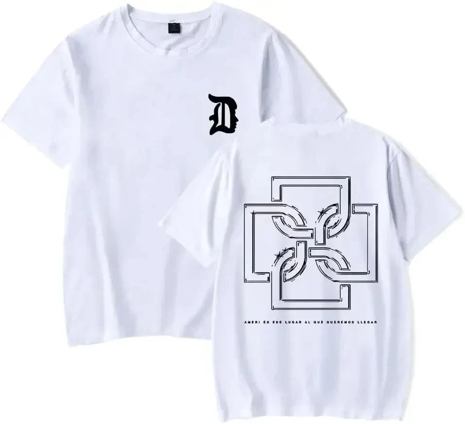 Playeras Gráficas para Mujer, Camisetas Y2K, Camiseta Corta Informal con Estampado, Camiseta de Manga Corta de Algodón Puro para Hombre, Ropa Masculina 4399