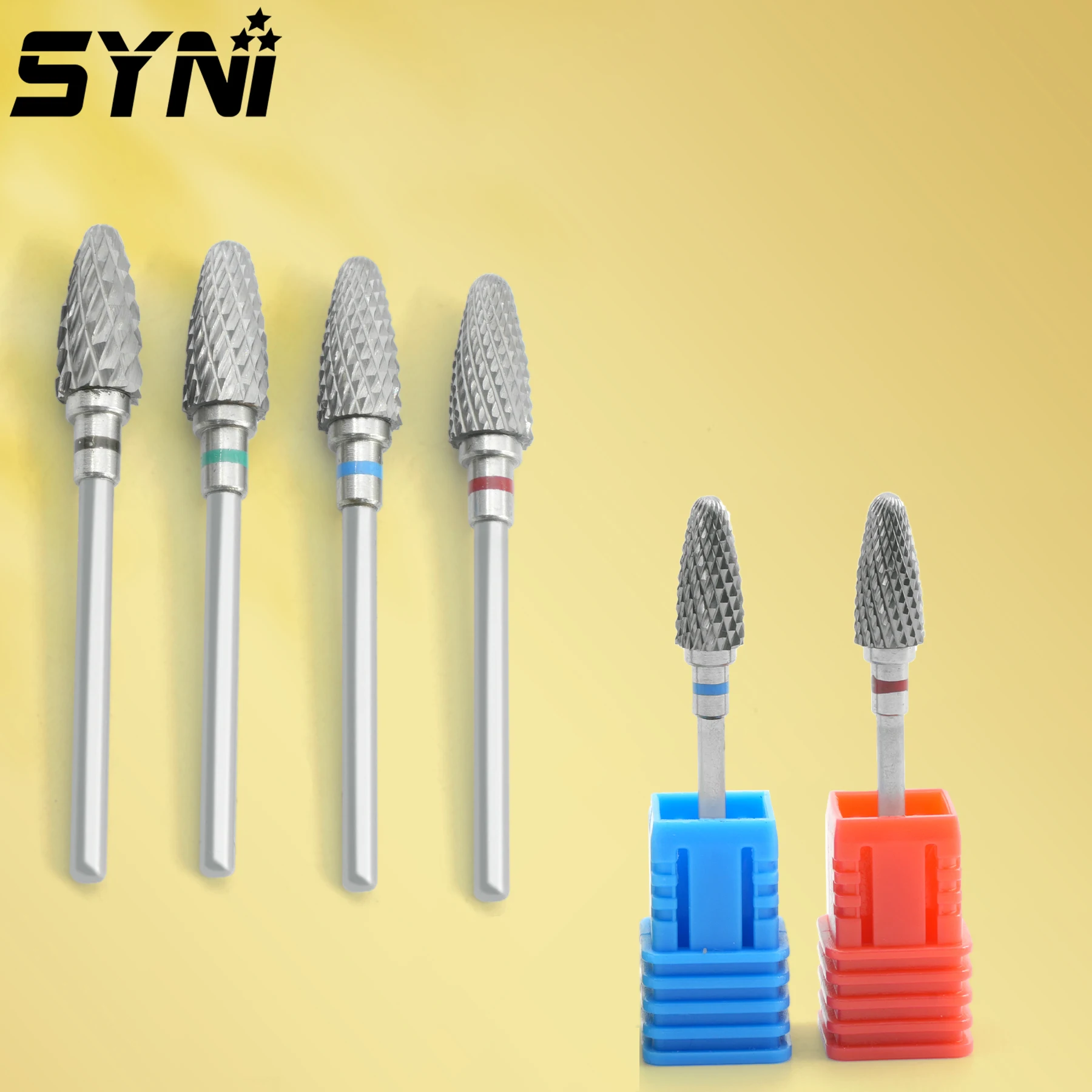 

Dental Carbide Burs Handpiece 2.35MM Shank Strawberry Lab Laboratory Drill Tungsten Steel Cutters Nail Manicure File Dental Tool