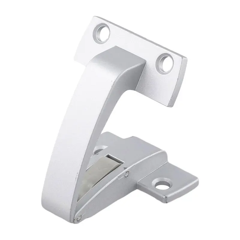 ALIM-Folding Door Hinge For Cabinet Furniture- Zinc Alloy 124X50mm Flip Over Design In Silver, Space-Saving Style