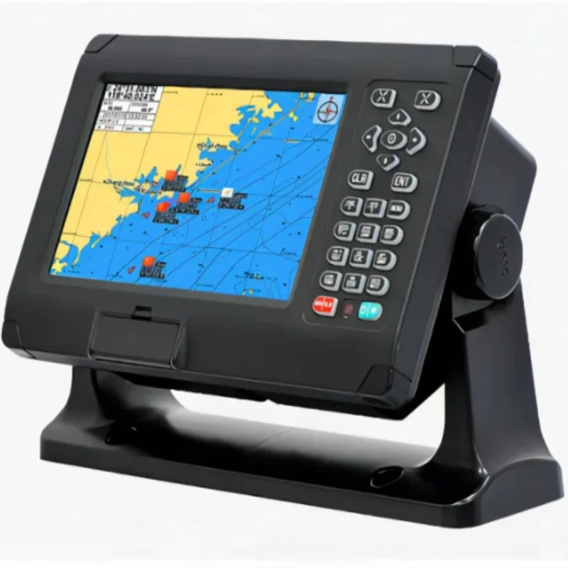 XF-808 8in Marine Boat GNSS Fish Finder Chart Plotter GPS BDS Navigator Keyed Assist Chartplotter For C-Map MAX&XINUO-MAP