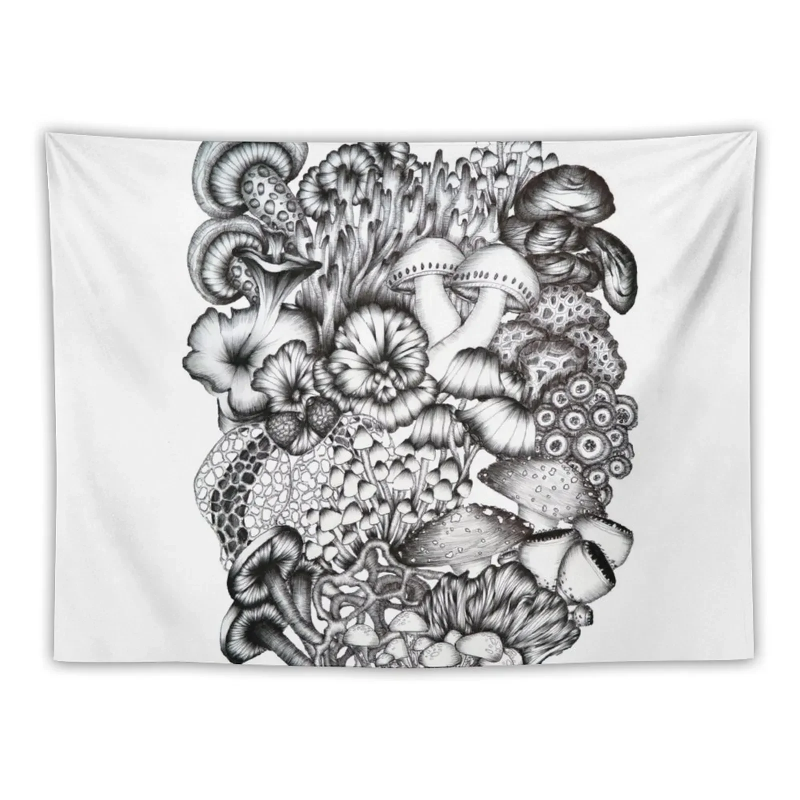 

A Medley of Mushrooms Tapestry Aesthetic Room Decorations Japanese Room Decor Wall Coverings Tapestry