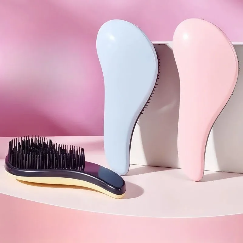 Anti Knot Hair Comb, Smooth Hair Comb, Anti-static Massage Comb, Shower Wet Roll Hair Comb, Salon Styling Accessories