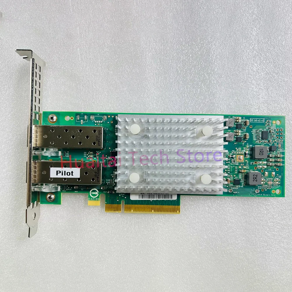 For Dell 25G 10G Full-height Dual-port Fiber 10 Gigabit Network Adapter KH63X QL41232HFCU-DE