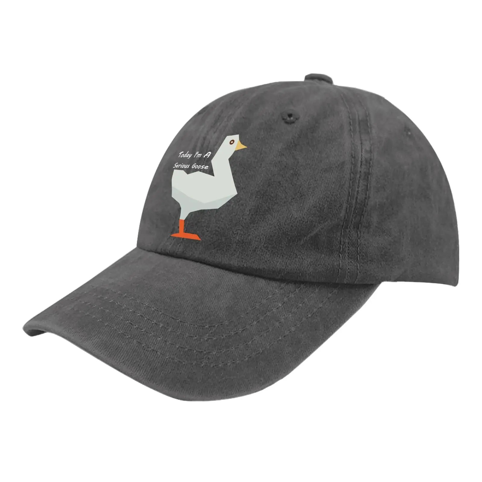 To I'm A Serious Goose Caps Hunting Hat Pigment Black Black Hats for Men Gifts for Him Baseball Caps