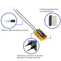 HelloRadio HR7E 2.4G 7CH ELRS PWM Receiver - for Fixed Wing Aircraft, RC Drone & Airplane Remote Control