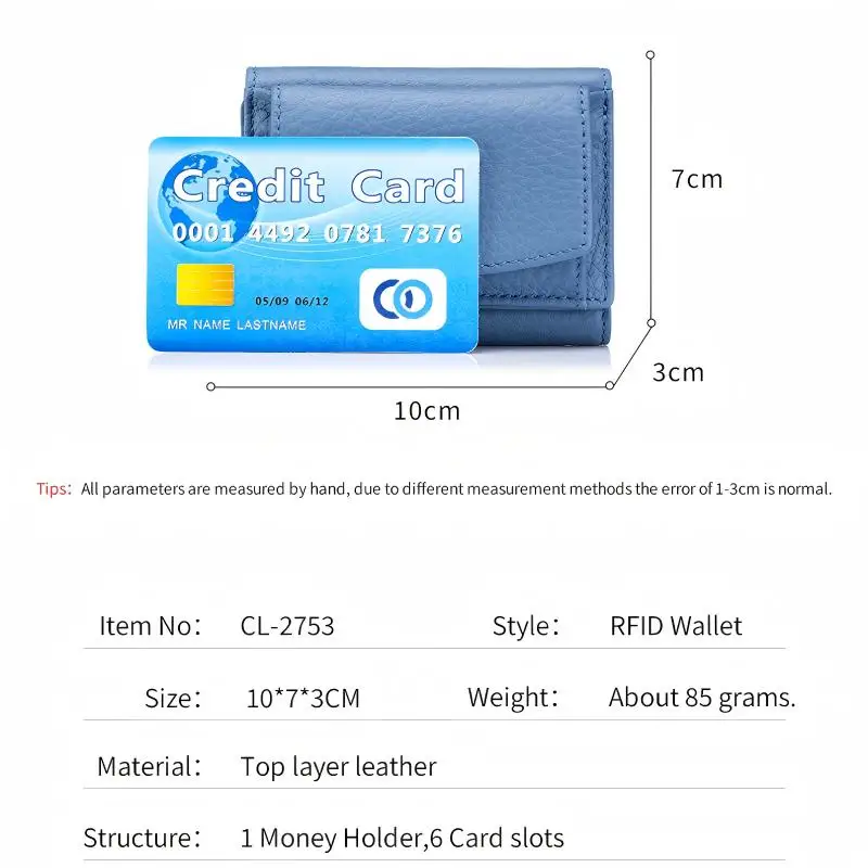 Purcoral 2026 Wallet Women's Genuine Leather Japanese Style Fabric RFID Coin Bag Wallet Mini Women's Wallet Short Version Pure