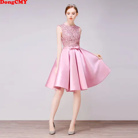 Lace Short Cocktail Dress Plus Size DongCMY