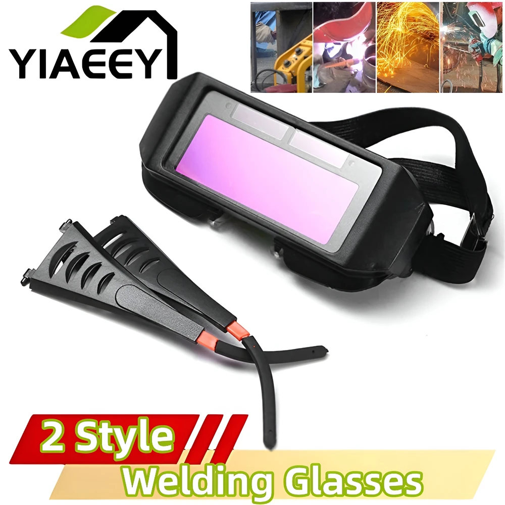 Welding Glasses Automatic Dimming Welding Specific Goggles Soldering Supplies Protective Screen Welding Goggles