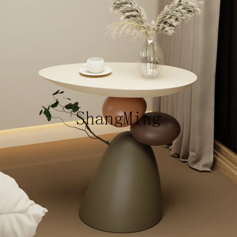 

LXY household simple small apartment cream style light luxury table household high-end sofa edge few
