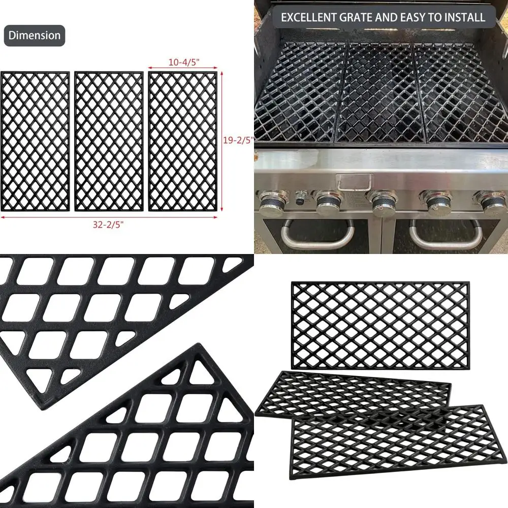 

Pit Boss 1000 Series Replacement Grill Grates for PB1000T2, PB1000T4, PB1000SC2, PB1000XLW1, Austin XL, Rancher, Sportsman Pro 1