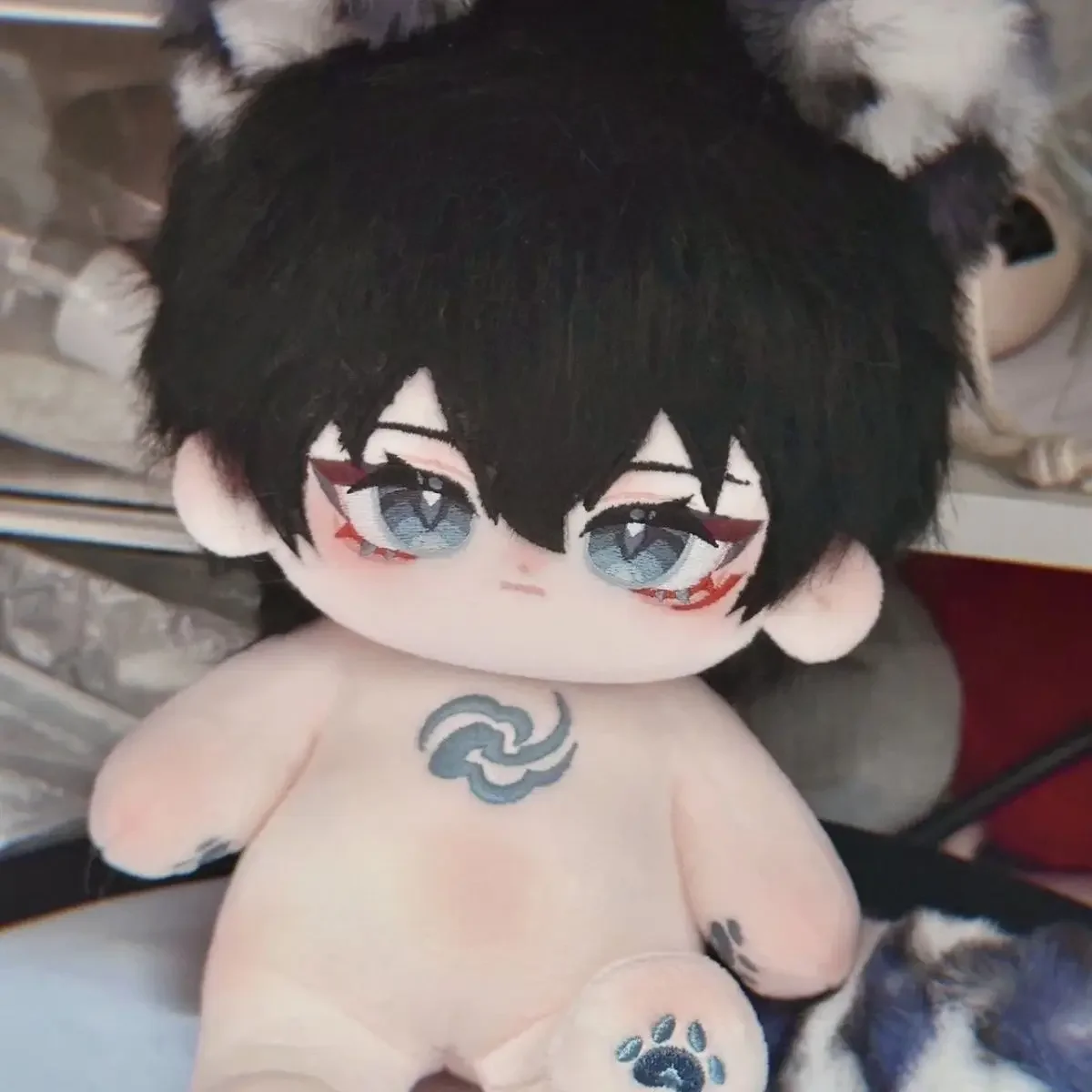 20cm Stuffed Plush Toys Anime Honkai: Star Rail Dan Heng Attribute Cartoon Doll Cosplay Dress Up Cotton Doll Toys for Kids Gift