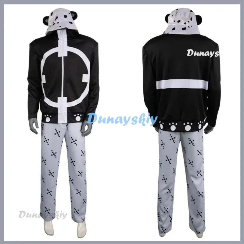 DY2025 أنيمي بارثوليميو كوما تأثيري حلي شربات Royaume Pacifiste معطف أسود قبعة موحدة مجموعة كاملة الكبار