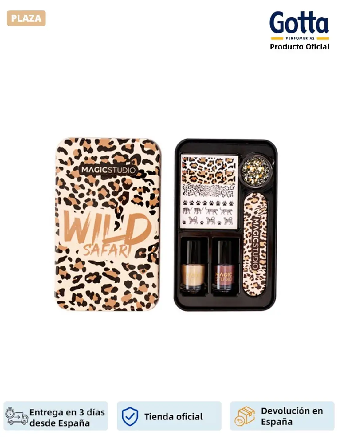 IDC - Magic Studio Wild Safari Savage Nail Art Set-Health & Beauty, skin care, face, Kits-Wild Safari Savage Nail decoration game