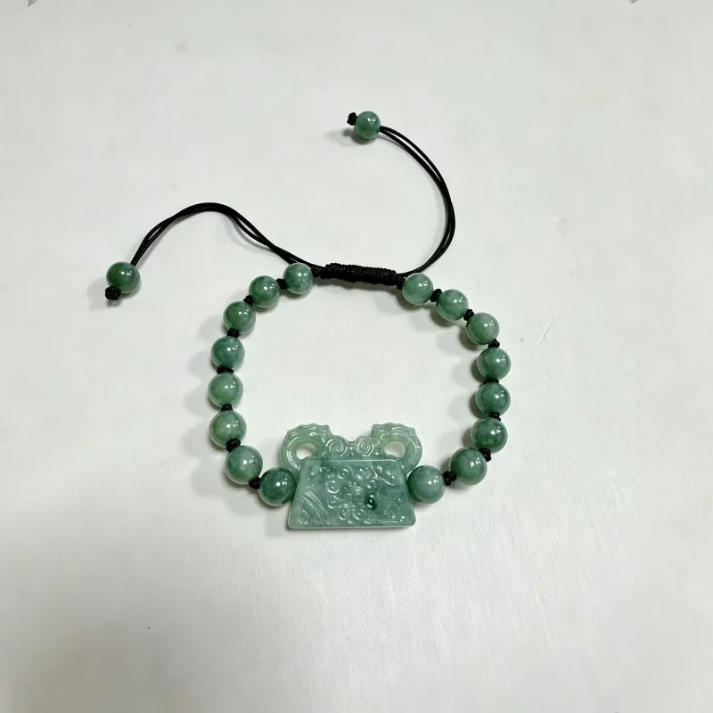 natural-green-jade-lock-beads-diy-hand-rope-bracelet-handmade-wax-string-charm-bangle-jewelry-gift-women-men-certificate