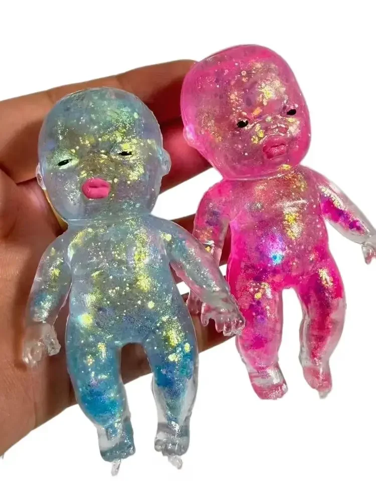 Squishy Maltose-Zucker-Baby-Quetschspielzeug, Kawaii Baby, dehnbares, langsam aufsteigendes Fidget-Spielzeug für Erwachsene, Stress- und Angstlinderung, Geschenke – Detail 6