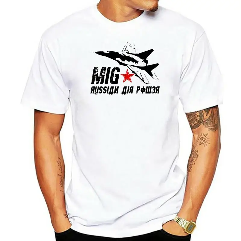 

2024 Fashion Short Sleeve MIG 29 Russian Air Power T-Shirt custom tees