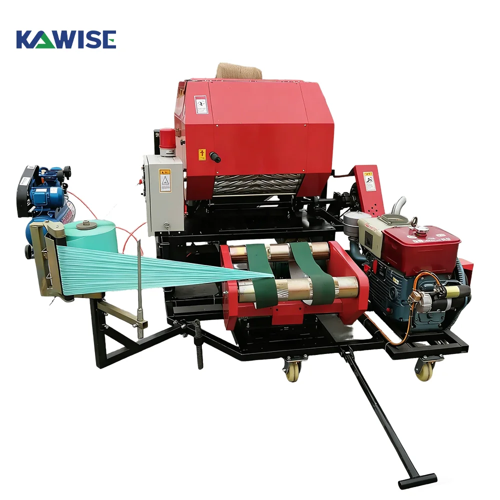 AIROW High Capacity Diesel Sil - Silage Baler Machine ulasan dan harga
