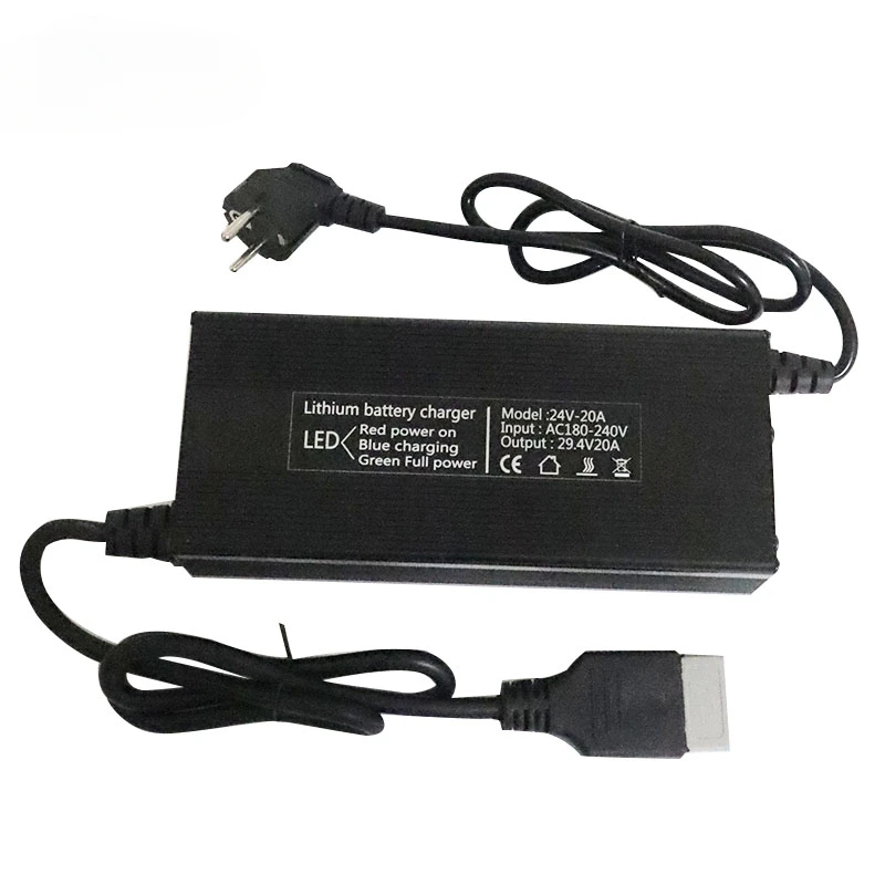 29.2v 29.4v  lithium ion battery  24v 20A   charger for 8s 3.2v  3.7v li-ion battery pack