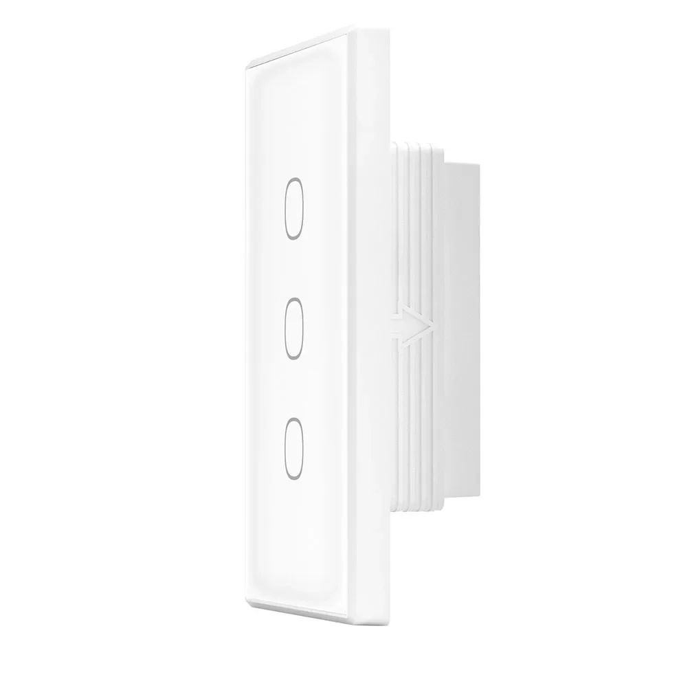1pc Smart Wall Touch Switch 1/2/3-Channel 120-Type WiFi For EWeLink App Control For Smart Home Devices