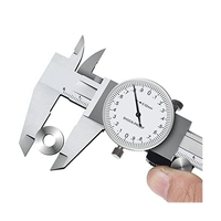 0-150Mm Metric Gauge Measuring Tool Dial Vernier Caliper Shock-Proof Vernier Caliper 0.02Mm (TGBK150-0-150MM)