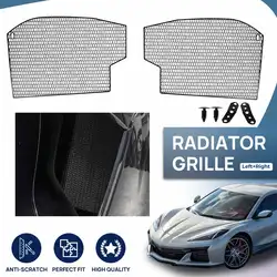 For Corvette C8 Z06 E-Ray 2023+ SIDE INTAKE BLACK Mesh Grilles Guards 2024 Accessory Auto Exterior Protection Modification Parts