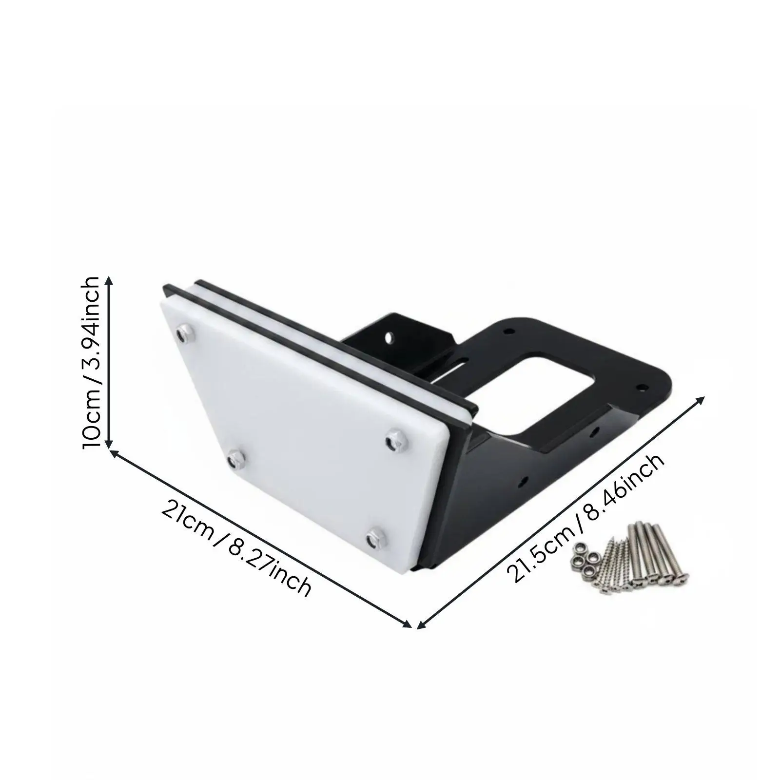 Durable Steel Boat Engine Mount Secure Fastening Rod Support Bracket for Fishing Kayak Aluminum Boat