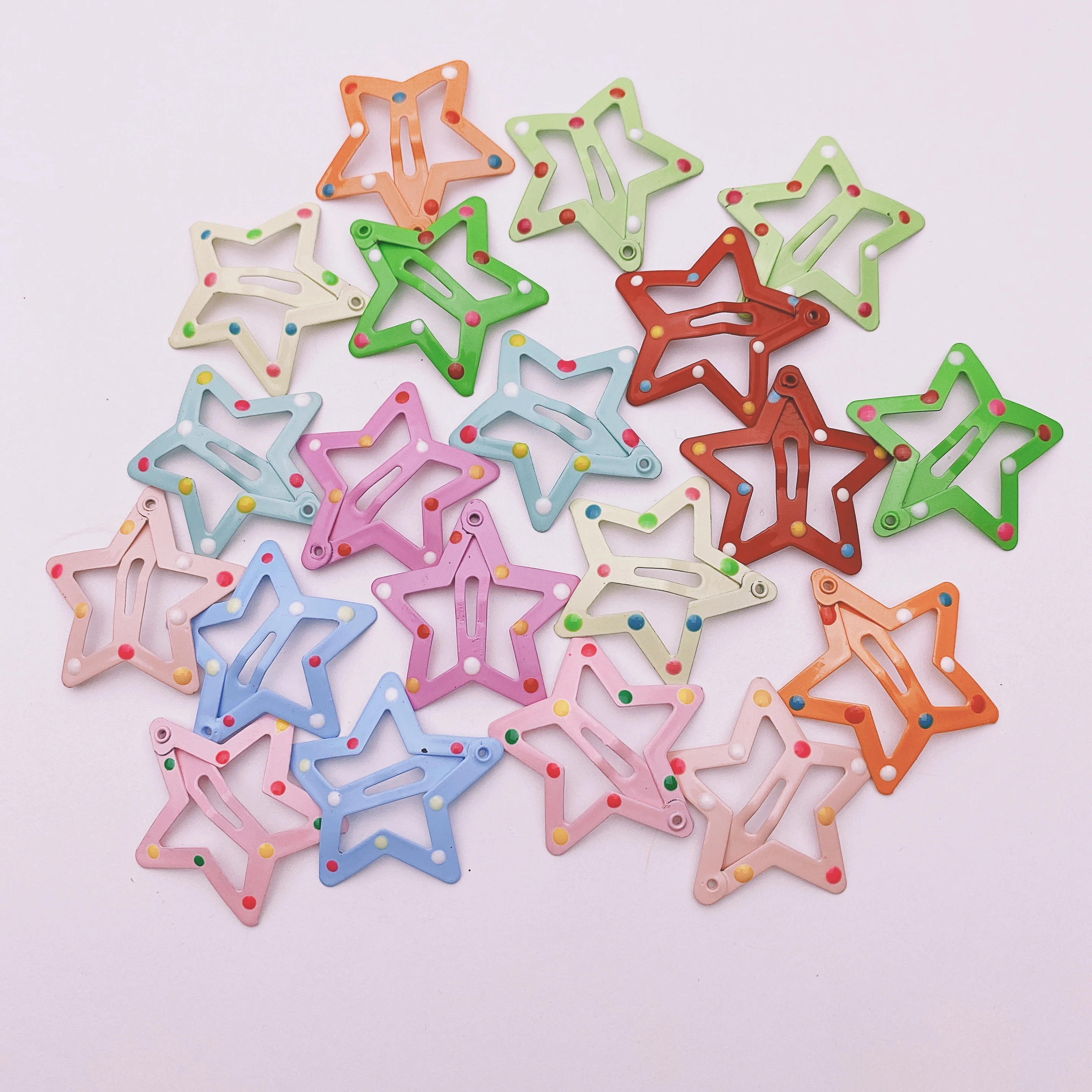 20 Stück/Set 3CM Mini-Stern-Haarspangen für Kinder, Glitzer-Metall-Haarclips, Haarklammern, Mädchen-Haaraccessoires, Kopfschmuck, Styling-Werkzeuge – Detail 9