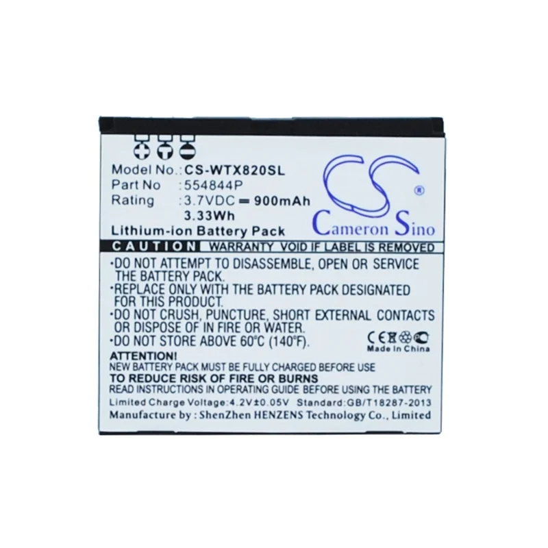 

Cameron Sino 800mAh Battery for Curtis GPD430, For MLS Destinator Drive 43SL, For TAKARA GP55BT, 554844P For Wayteq X820, X850