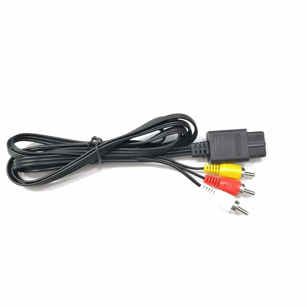 Câble Audio vidéo 1.8M pour Nintendo 64 câble AV vers RCA Super Nintend GameCube N64 SNES accessoire de Cube de jeu