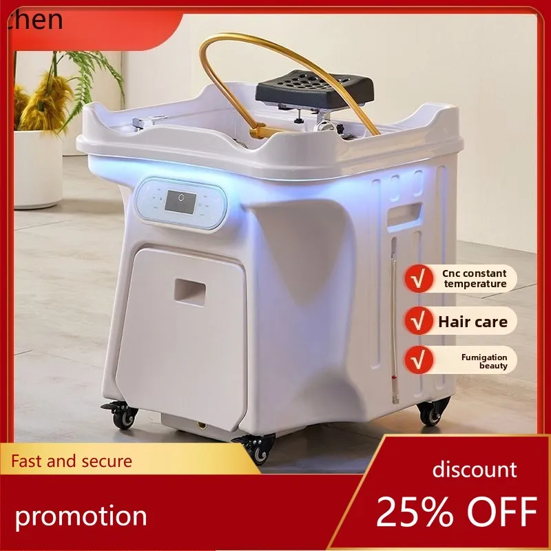

CZ CNC Constant Temperature Water Storage Tank Water Circulation Shampoo Bed Grafting Basin Mobile Head Therapy Basin
