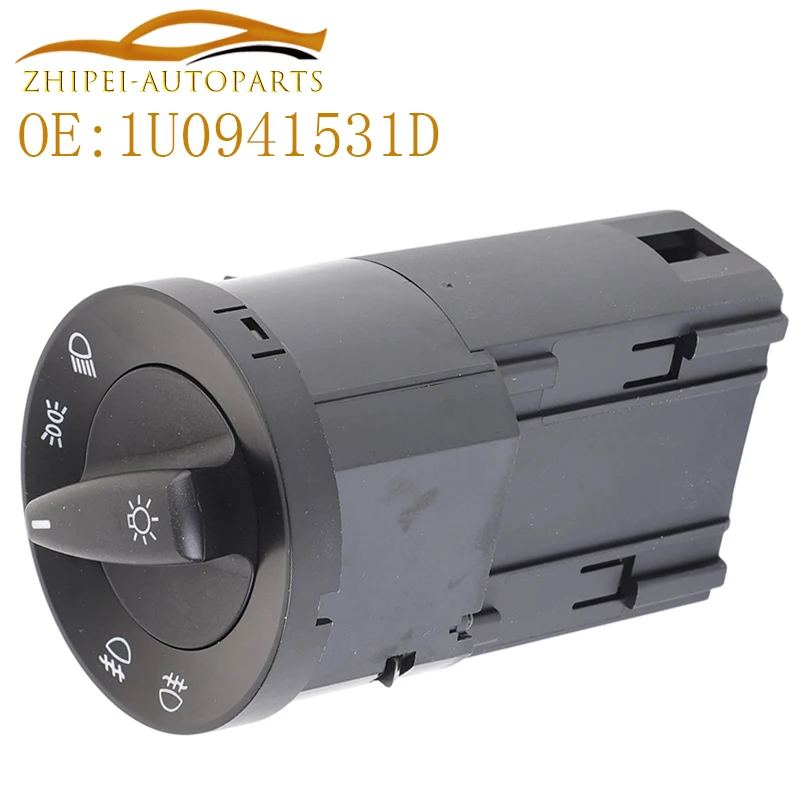 1U0941531D Scheinwerferschalter Nebelscheinwerfer-Bedienknopf für Skoda Octavia Superb Fabia Roomster Volkswagen VW Passat B5