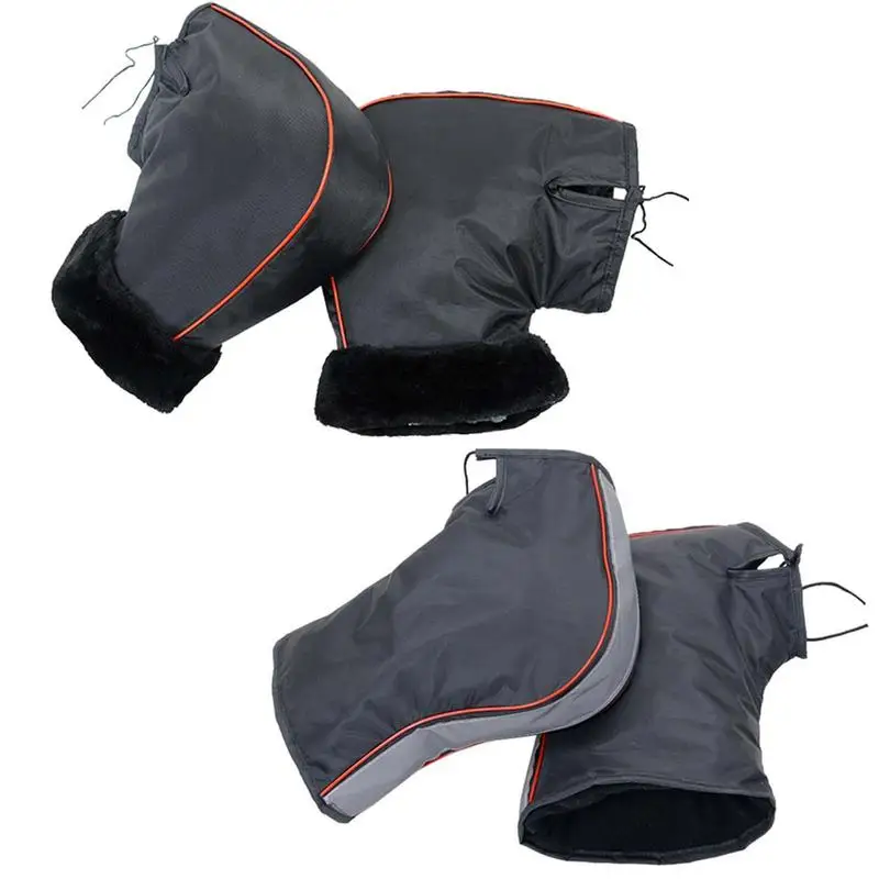 1 pair Motorcycle Handlebar Gloves For Harley-DavidsonYamahaHonda Motorcycle Gloves Winter Scooter Electric Car Cycling Gloves